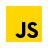 Icon that represents the JavaScript programming language.